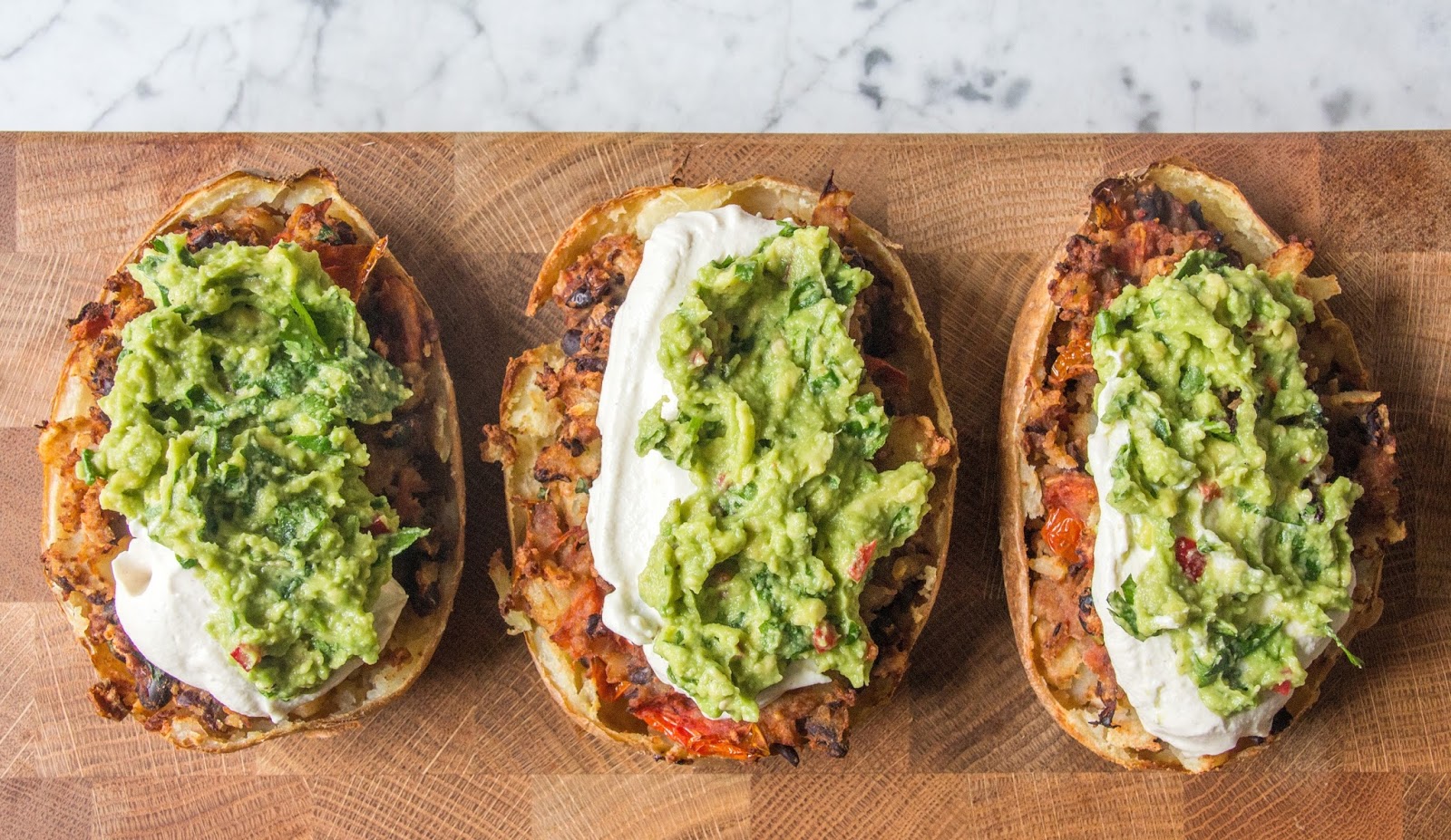 Deliciously Ella’s Loaded Mexican-Style Potato Skins Deliciously Ella’s Loaded Mexican-Style Potato Skins