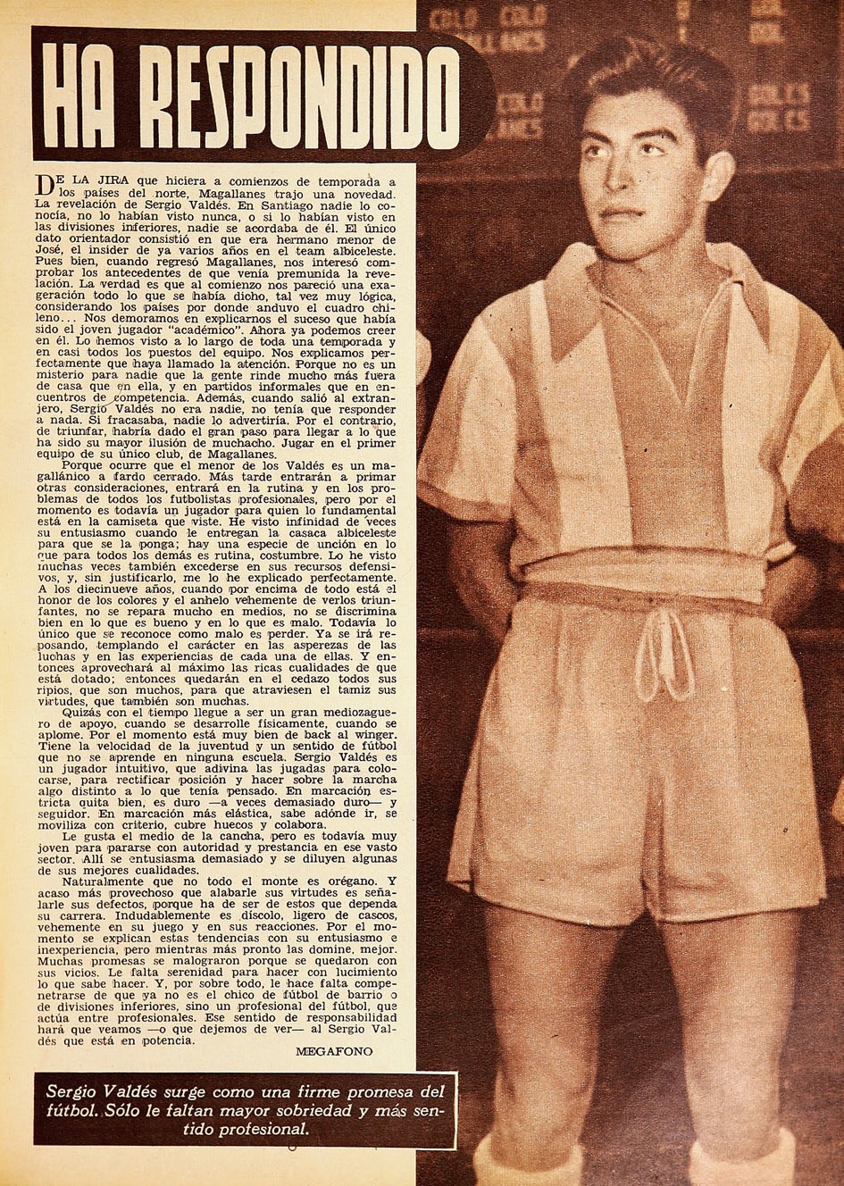 Partidos de la Roja Sergio Valdés