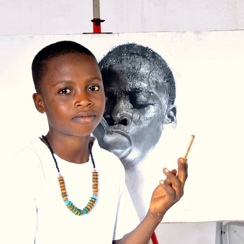 waris kareem; kareem waris; waris kareem art; kareem waris olamilekan; kareem waris olamilekan art; kareem olamilekan; 11 year old nigerian artist, A young nigerian artist