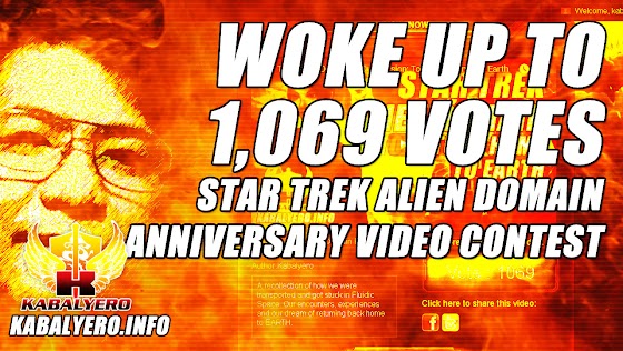 Woke Up To See 1,069 Votes (｡◕‿‿◕｡) ★ Star Trek Alien Domain Anniversary Video Contest 