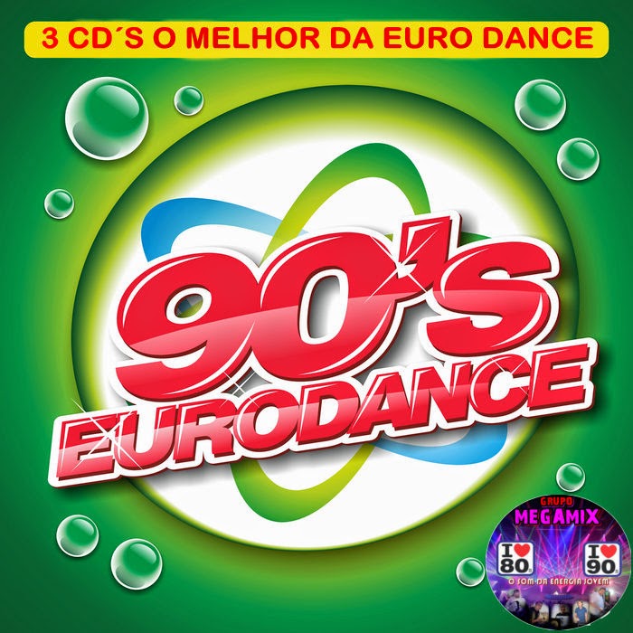 MEGAHITS: 90's Eurodance - 3 CDS MP3 (320 Kbps) BY TUCANO DJ
