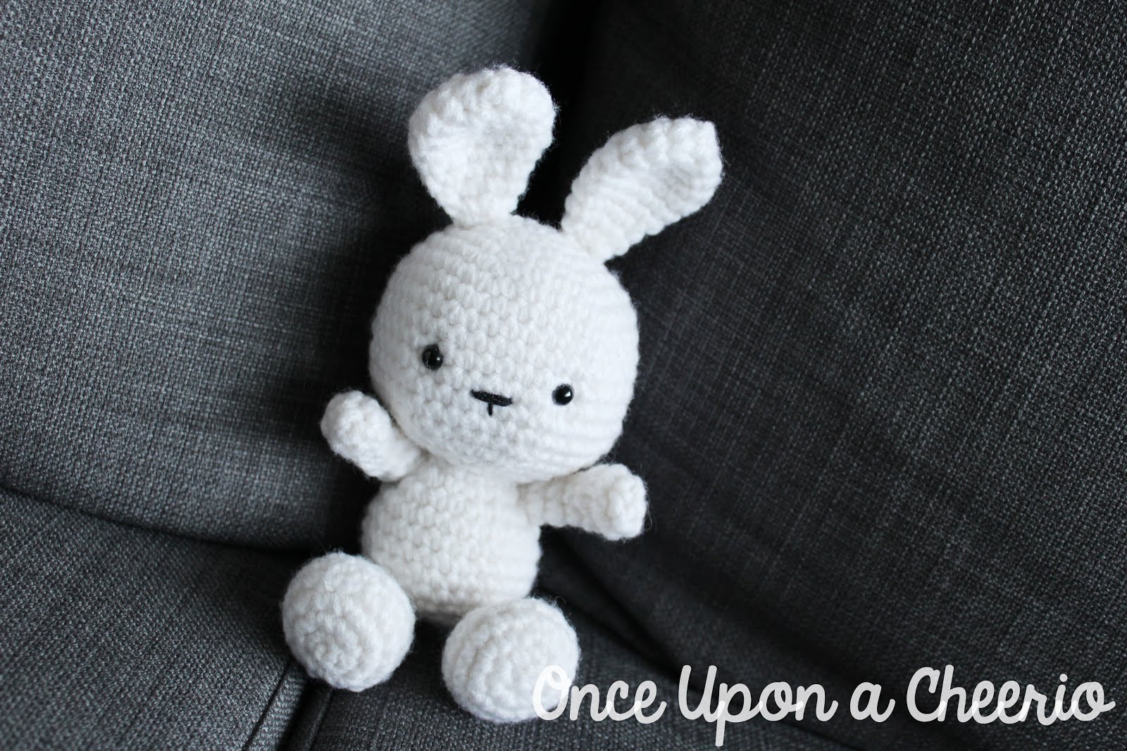 Classic Bunny Amigurumi by Once Upon a Cheerio﻿