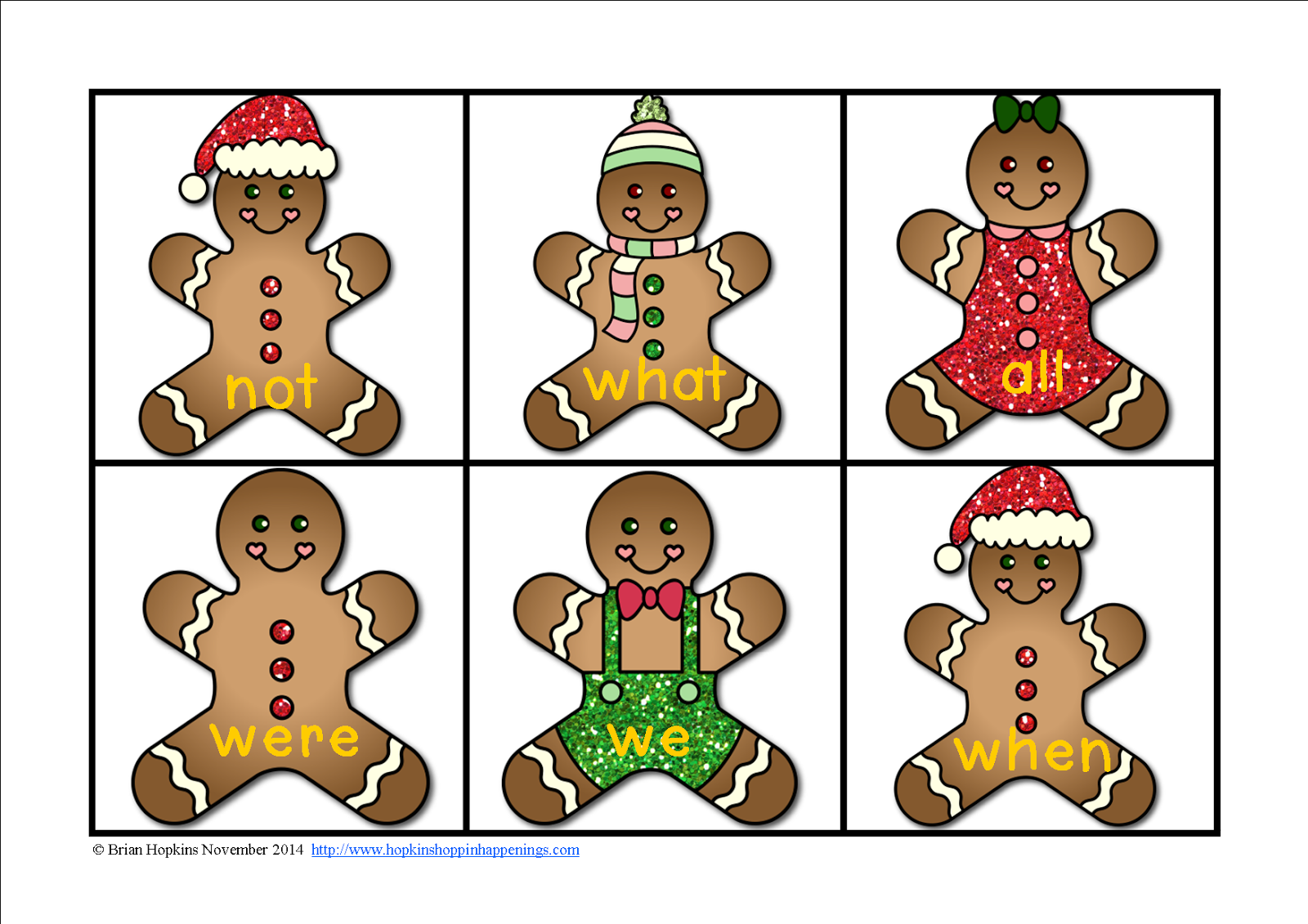 http://www.teacherspayteachers.com/Product/Gingerbread-Sight-Word-Match-Fry-List-1588118