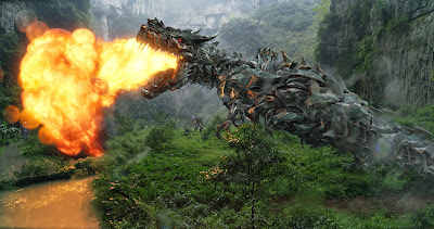 Image of a Dinobot in Transformers Age of Extinction