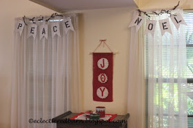 Eclectic Red Barn: Book banners and JOY banner