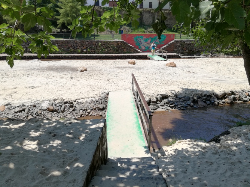 Ponde de acesso ao areal Ponde de acesso ao areal