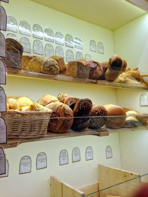 Panetteria Satin tessuto in pezza biscotti al diversi e varietà di pane 