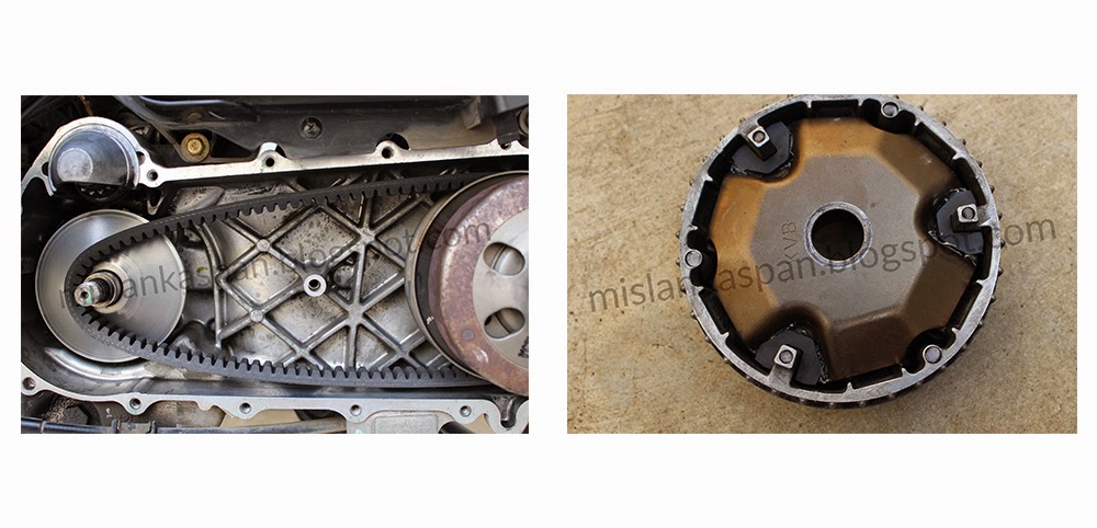 perawatan berkala cvt honda BEAT 2017