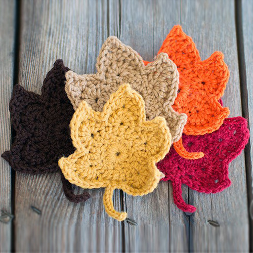Fall Maple Leaves - Free Crochet Pattern