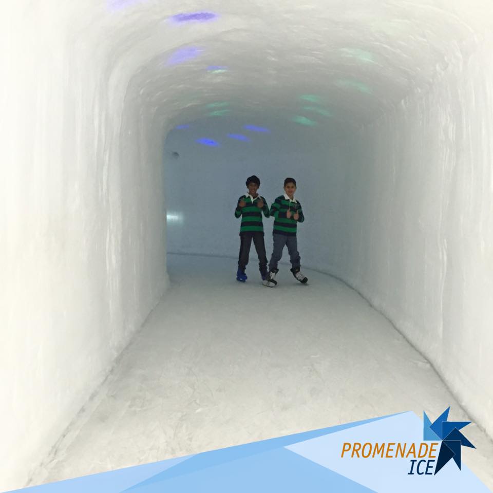 Ladies who do lunch in Kuwait Review Promenade Ice Skating Rink, Hawally