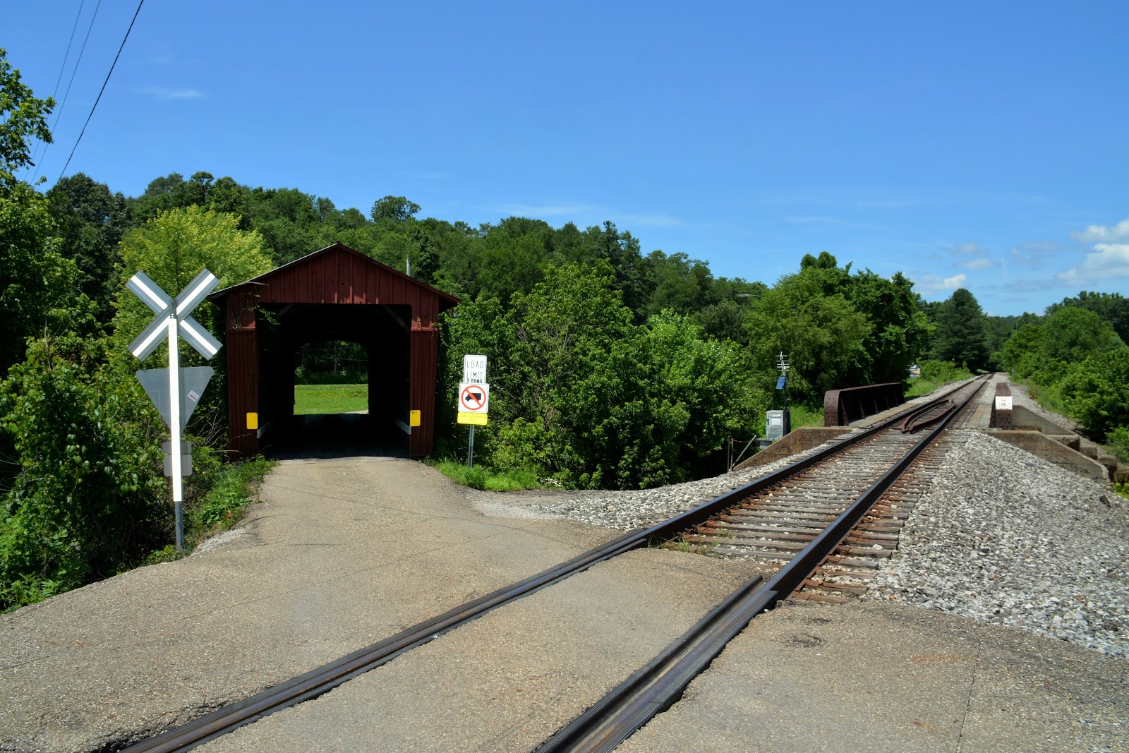 COVERED BRIDGES IN OHIO + PALOS COVERED BRIDGE GLOUSTER, OHIO