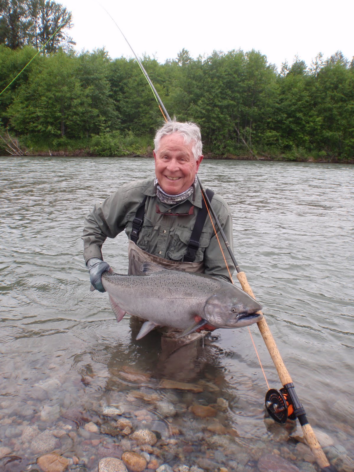 Nicholas Dean Outdoors Terrace, BC, Canada Epic Chinook Fly Fishing!