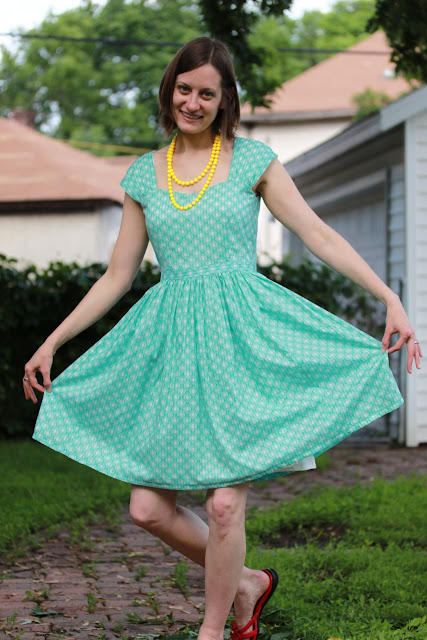 TrinKnitty: Sew FO: Cambie Dress