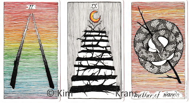 The Wild Unknown Tarot Two of Wands Nine of Wands Mother of Wands