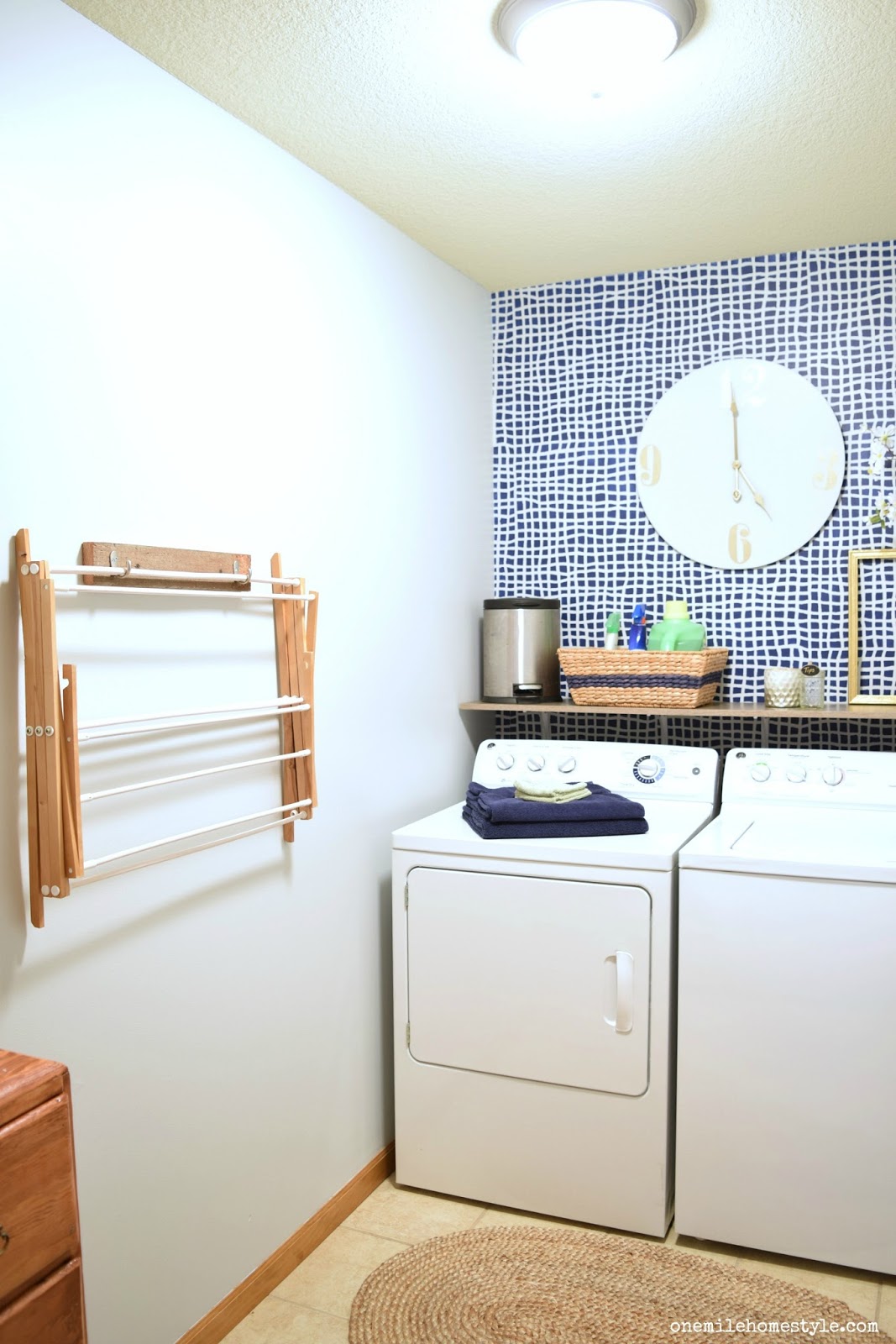 Navy and Grey Laundry Room Reveal!