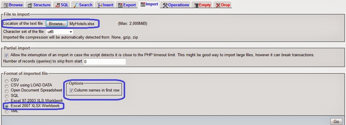 Import Excel File into MySql Database