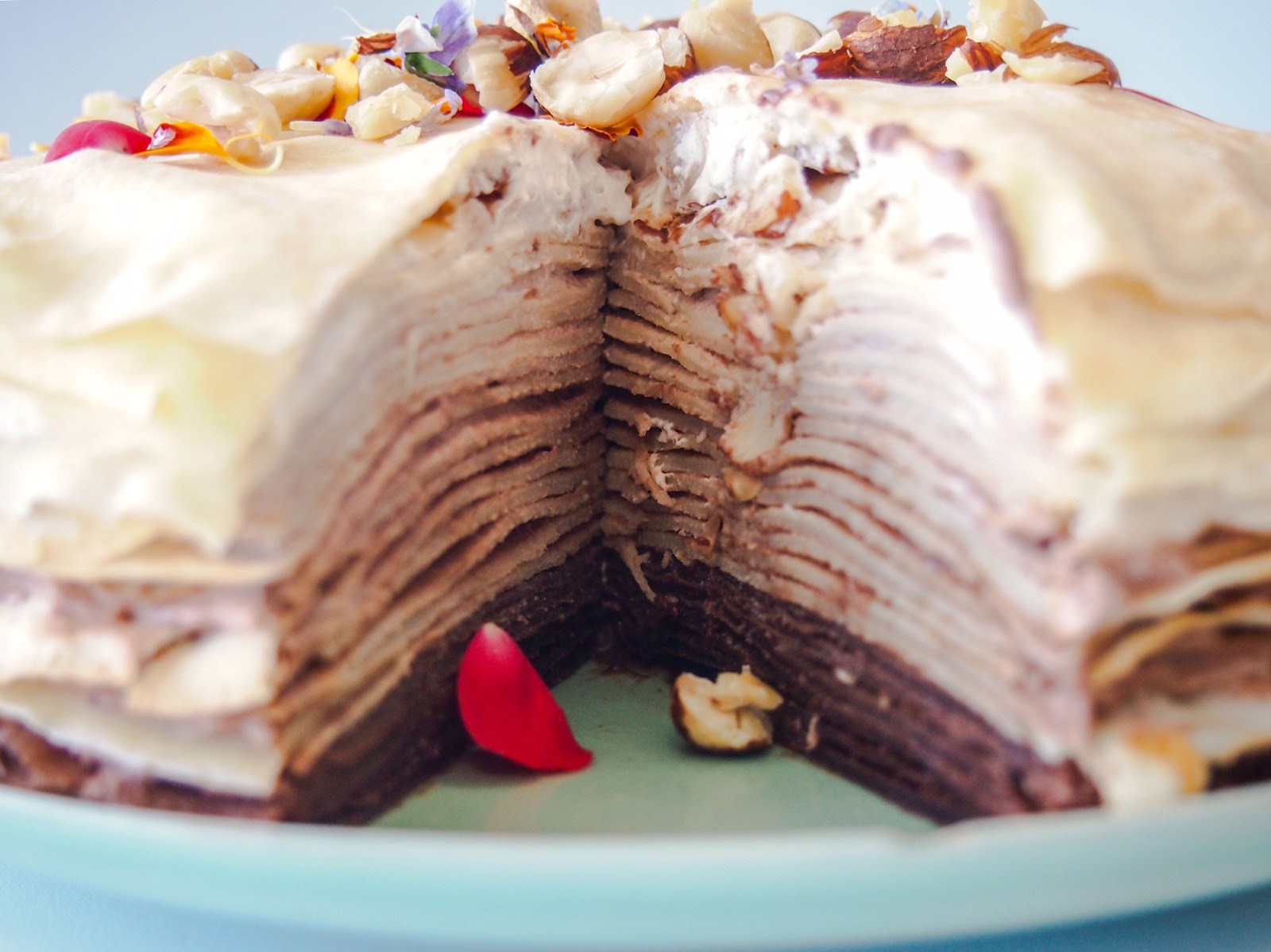so said ellie One million crepes (or, an ombre crepe cake)