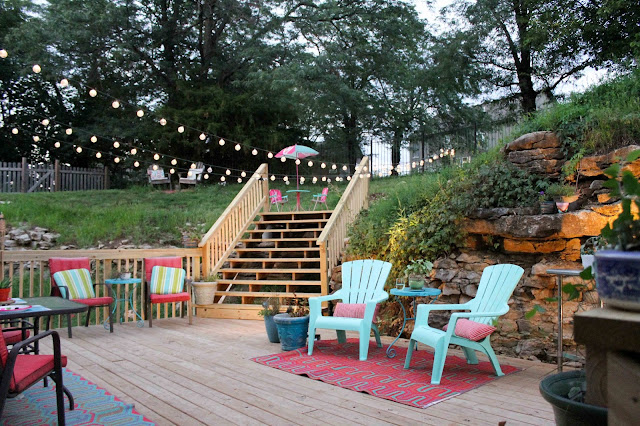 DIY // BEFORE &#038; AFTER DECK PROJECT, Oh So Lovely Blog