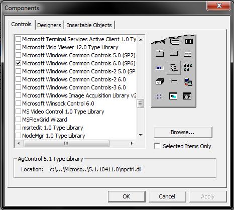 Microsoft Windows Common Controls 2 6.0 – BJAJ