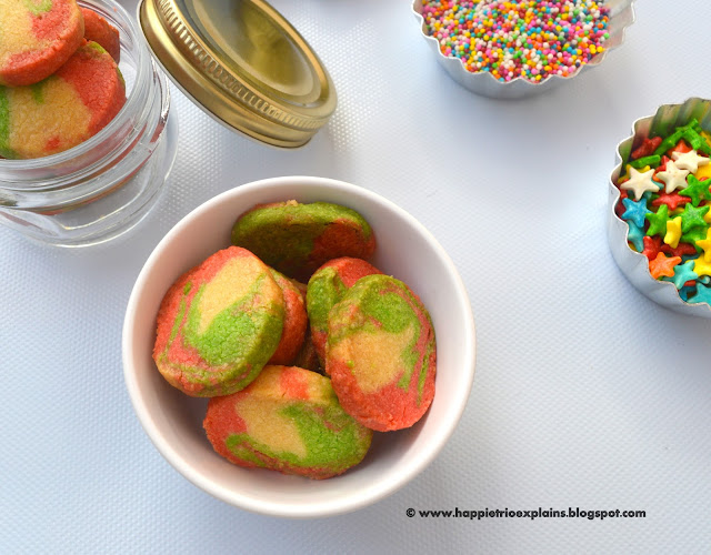 Christmas Rainbow Cookies