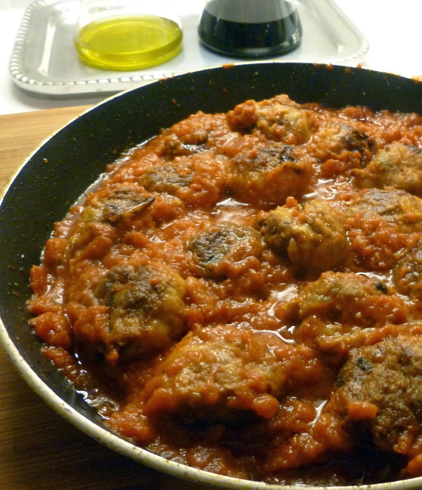 Lindaraxa Italian Meatballs With Marcella Hazan's Tomato Sauce