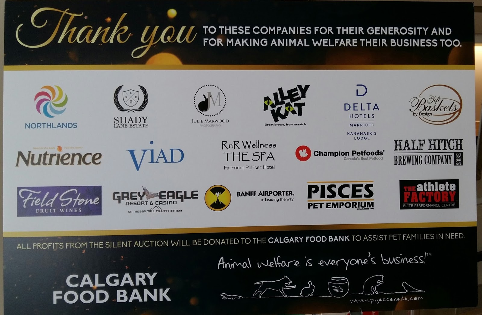 PIJAC Canada Thousands Raised for Calgary Food Bank at the Western