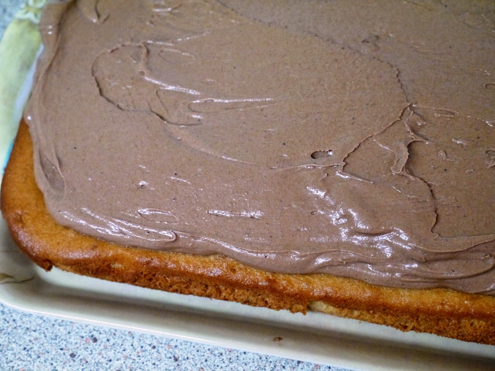 This Muslim Girl Bakes Vanilla Cake with Malted Milk Chocolate Frosting