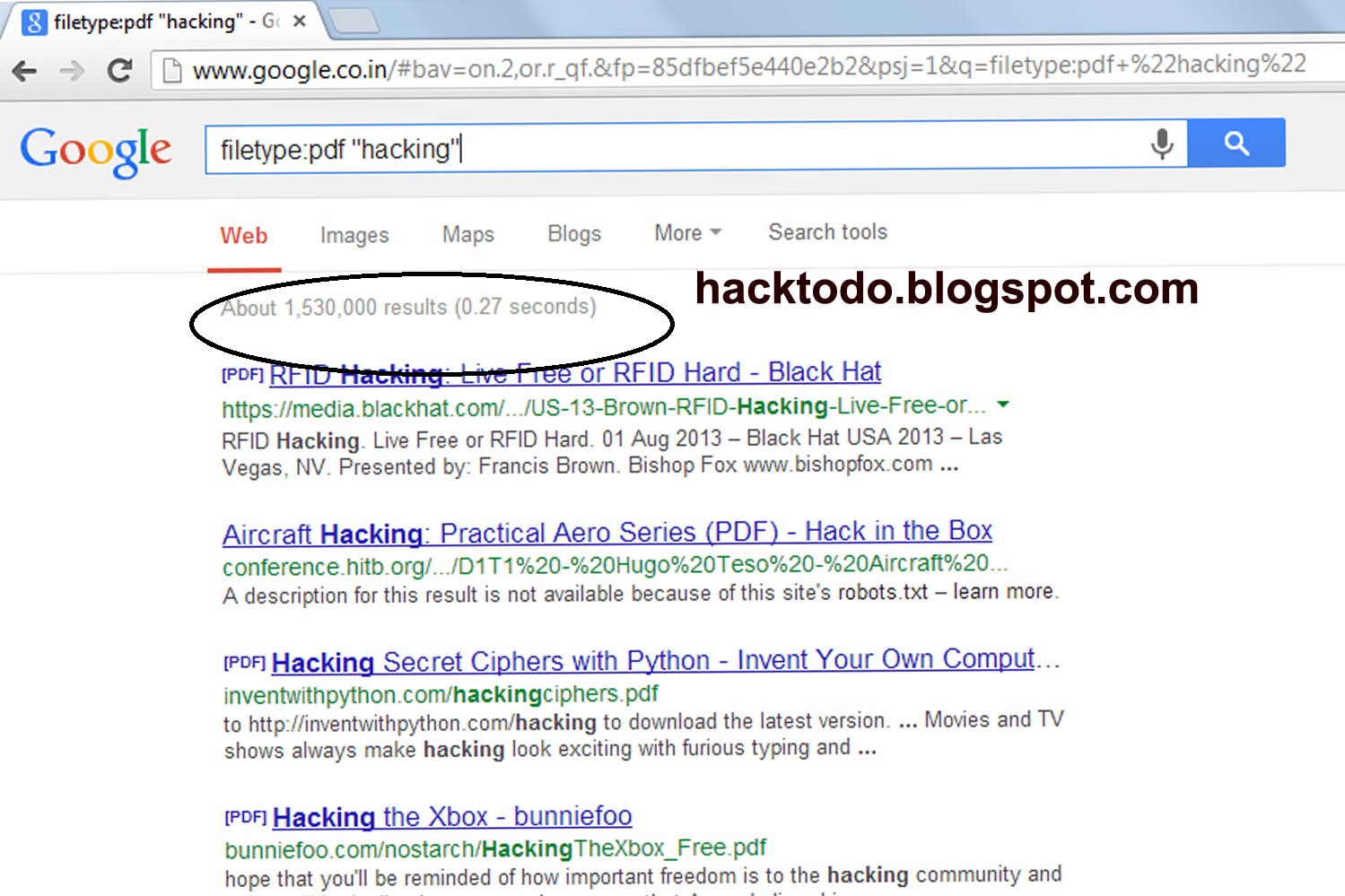 Google Hacking Tips with screen shorts