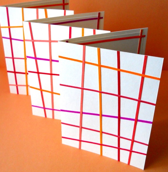 Paper Piecing Note Cards from LBC Paper