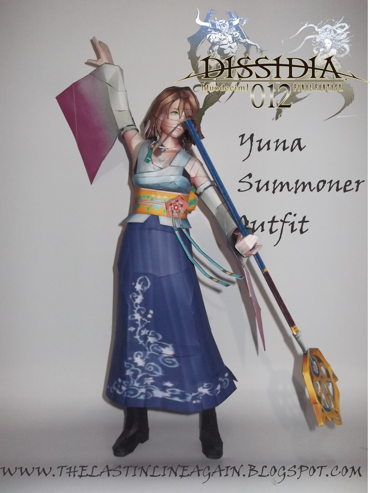 Yuna Paper Model Summoner Outfit