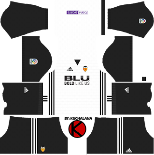 Valencia CF Kits 2017/2018 - Dream League Soccer