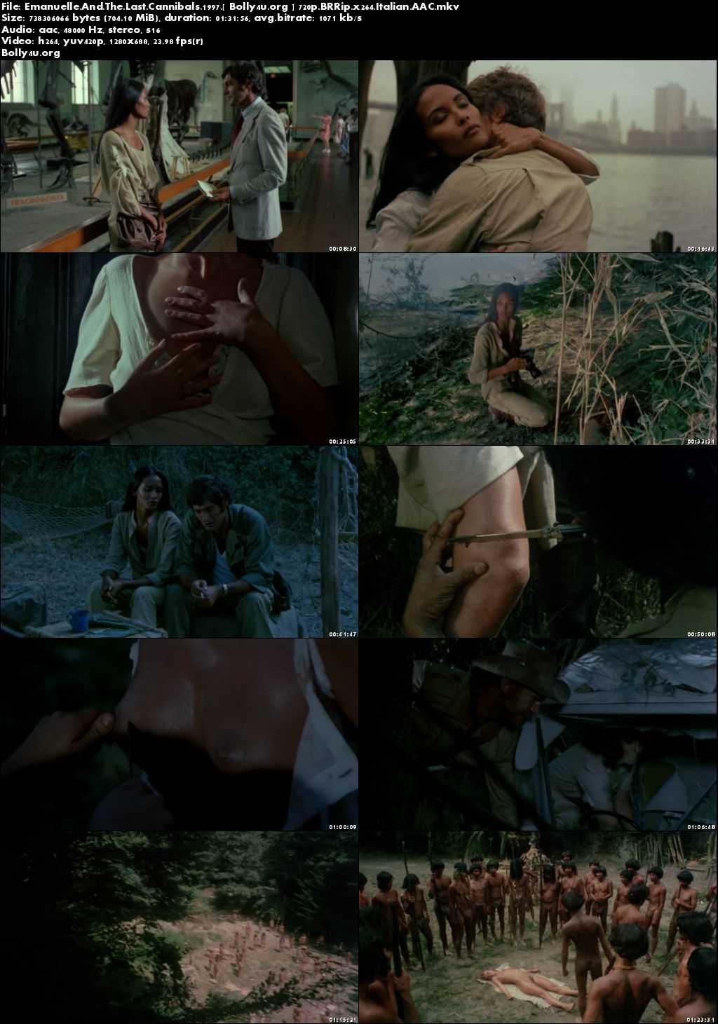 Emanuelle And The Last Cannibals 1997 BRRip 700MB Italian 720p ESub Download