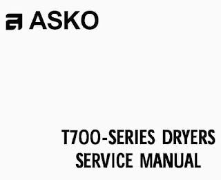 ASKO T700 Series Dryer Service Manual