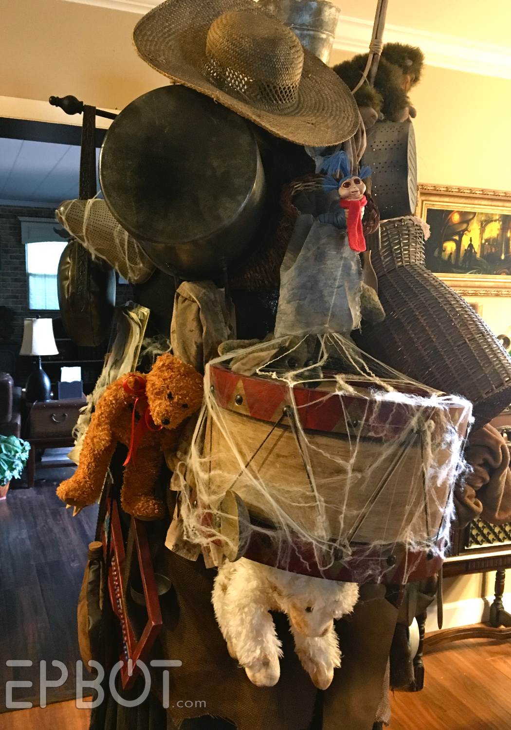 EPBOT Our Labyrinth Junk Lady... IS ALIVE!