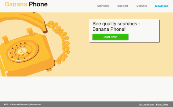 the screenshot of Banana Phone