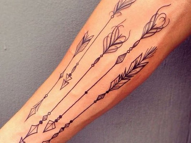 Tatuagens de flechas Tatuagens de flechas
