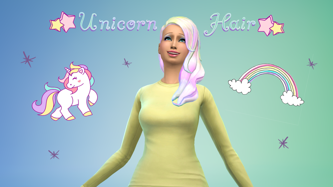 Sims 4 CC Unicorn Hair & More!