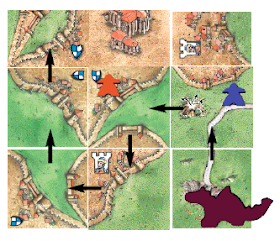 Carcassonne A Princesa e o Dragão Expansão Jogo de Tabuleiro