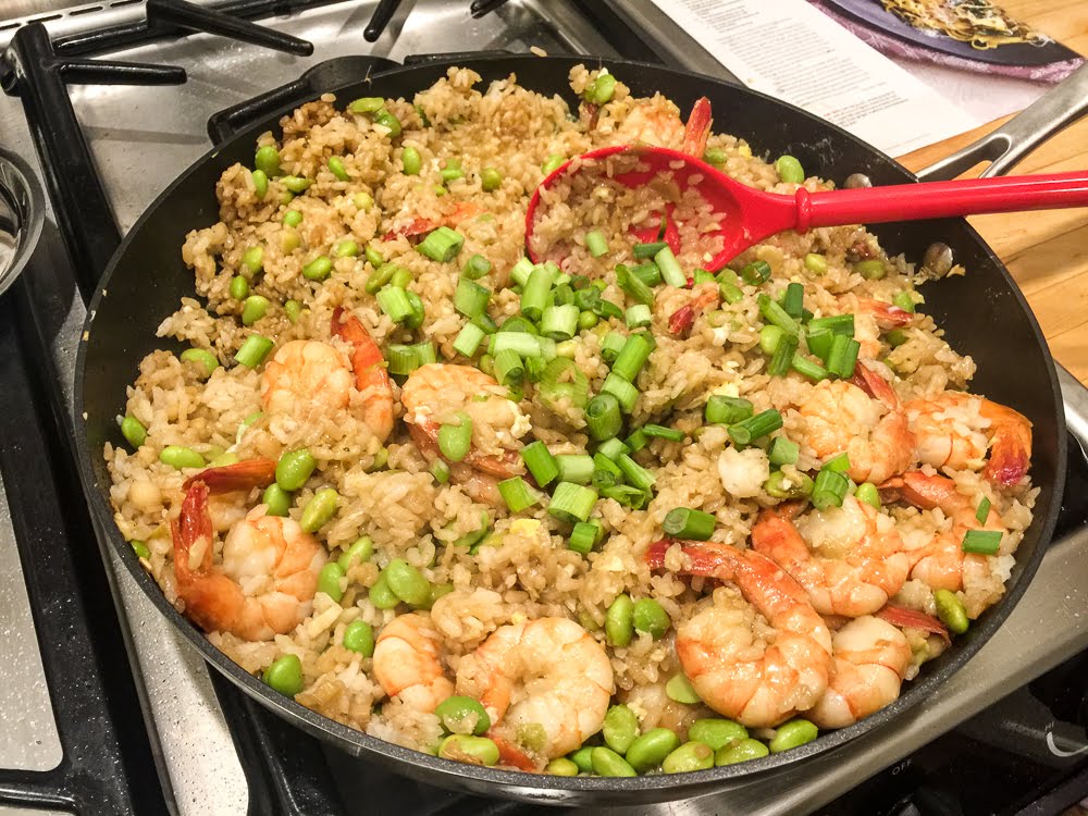 FEAST EVERYDAY Shrimp and Edamame Fried Rice by Tom