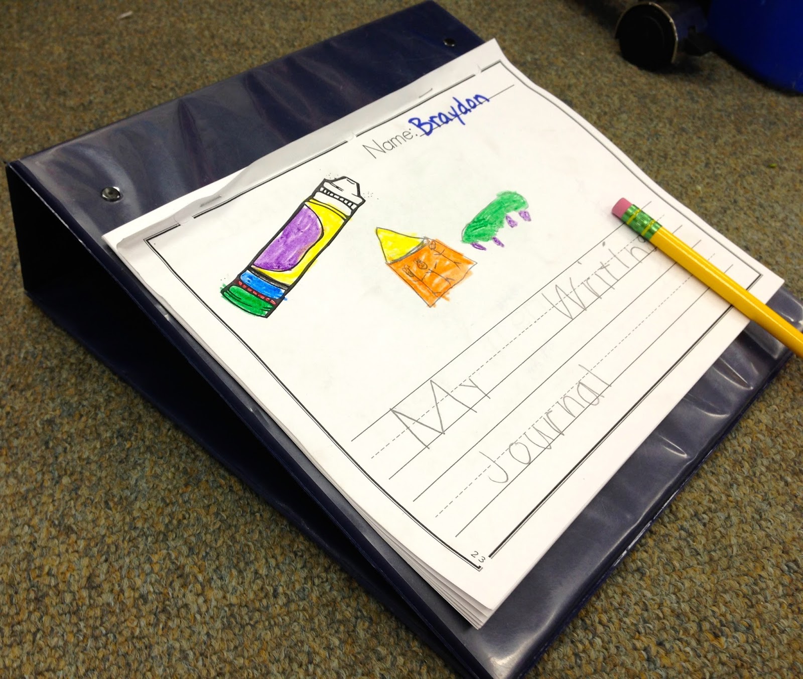 KFUNdamentals Daily Journal Writing in Kindergarten!