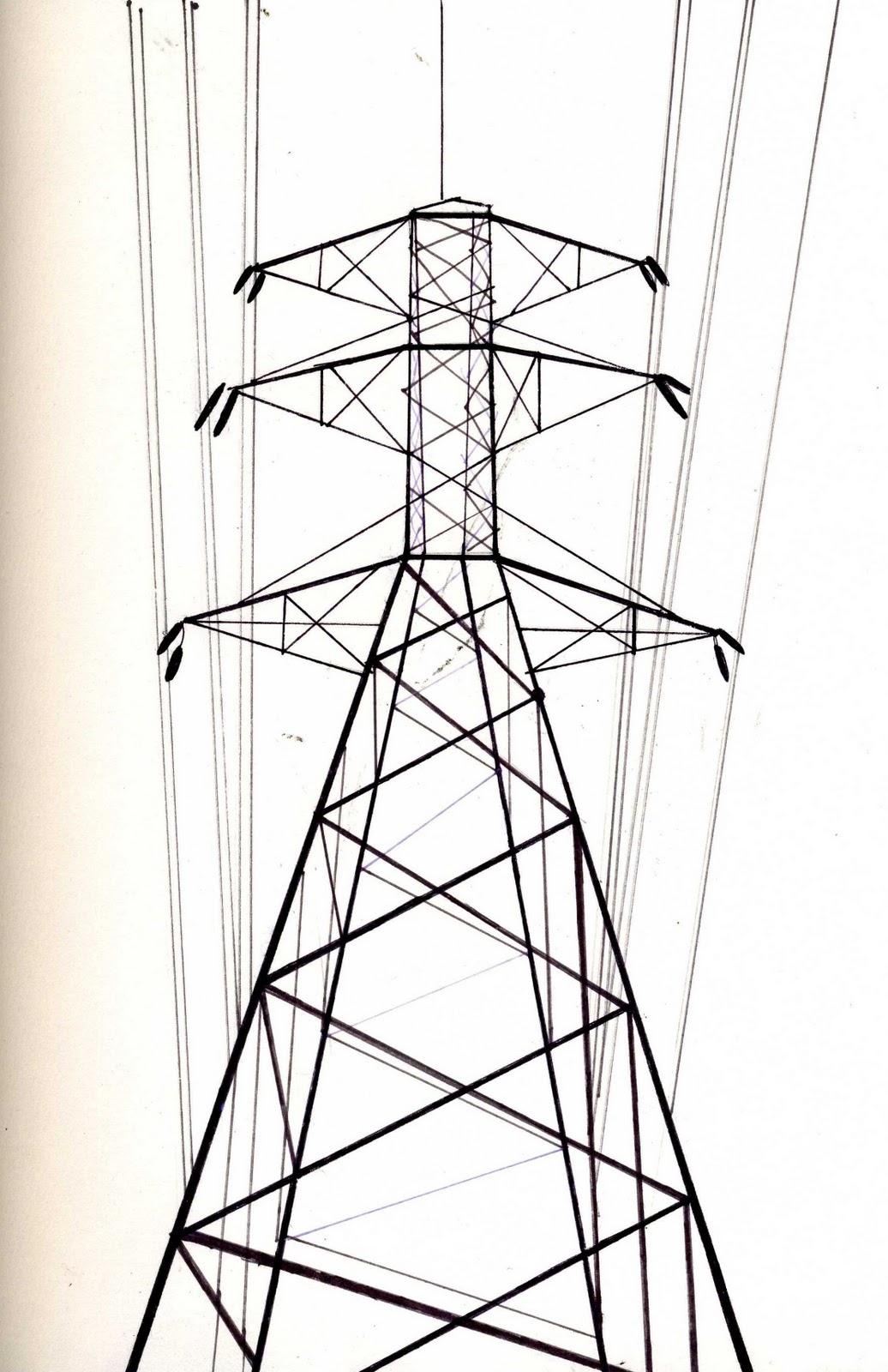 Drawings: Electric Pole