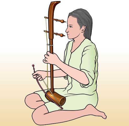 ソー・ドゥアン Saw duang タイ王国の弦楽器 เครื่องดนตรีโค้งคำนับ