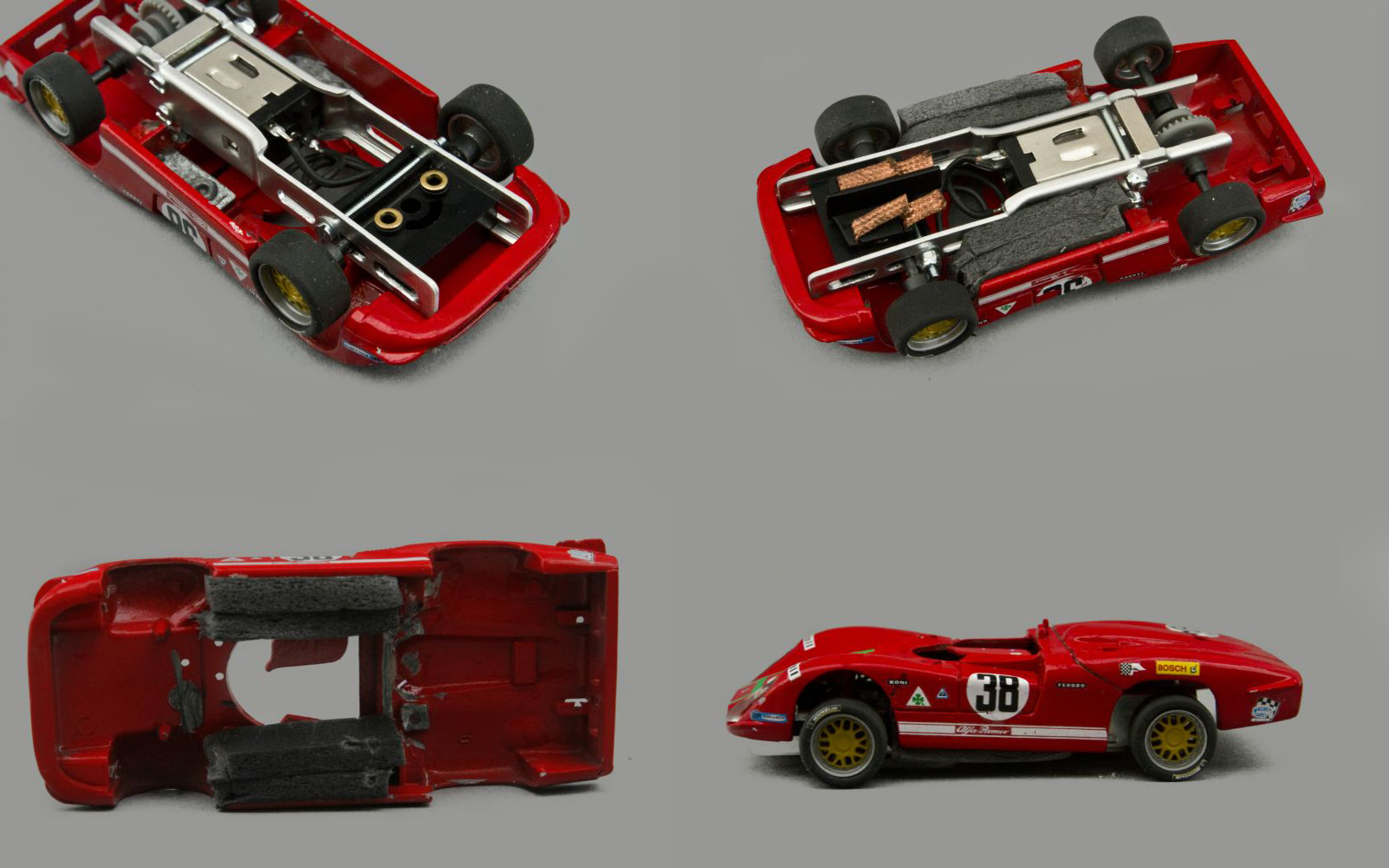 slot62 Test du châssis universel Tecno Slot 1/43