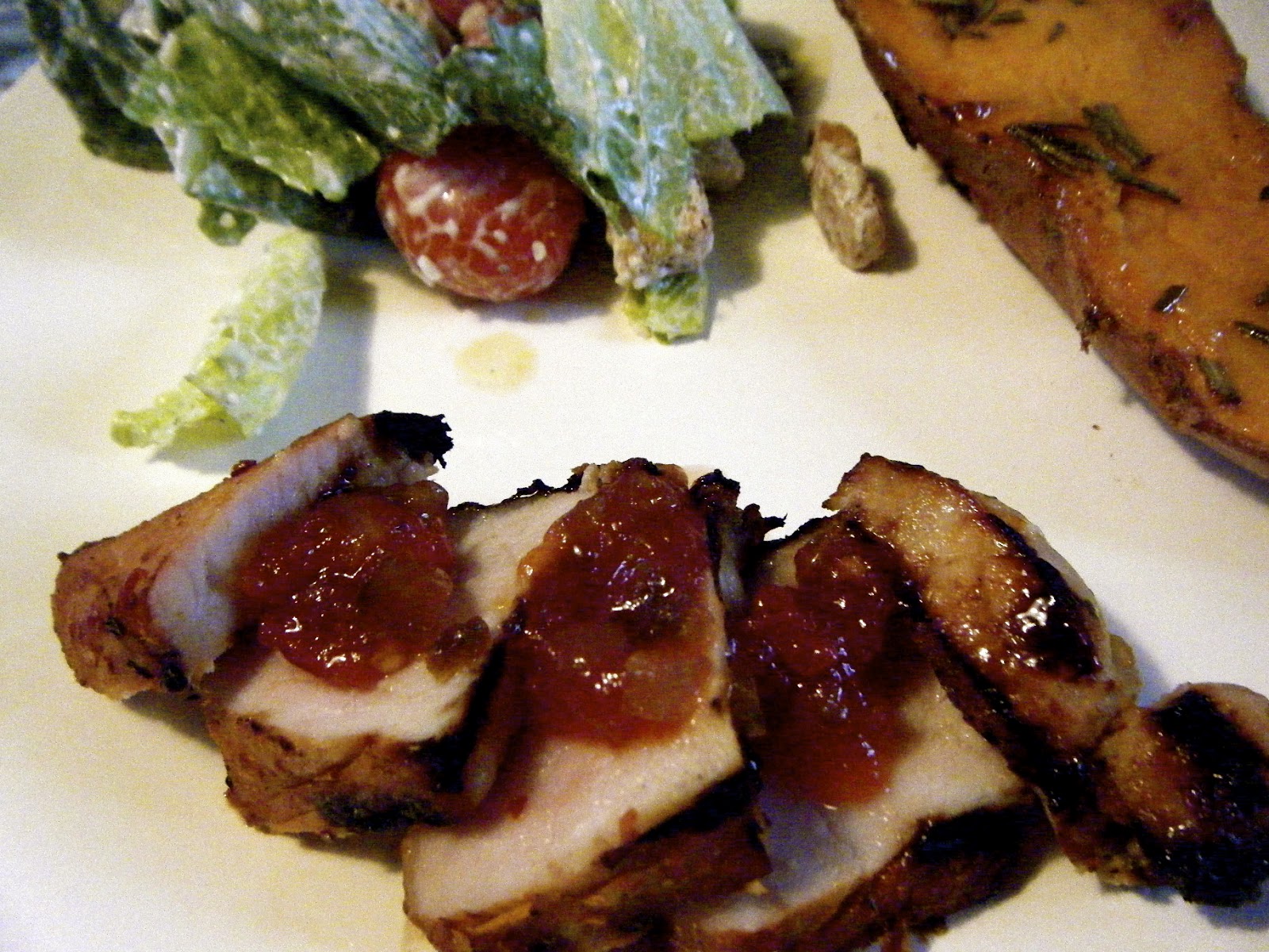 KatieKate's Kitchen Spicy Pepper JellyMarinated Grilled Pork Tenderloin