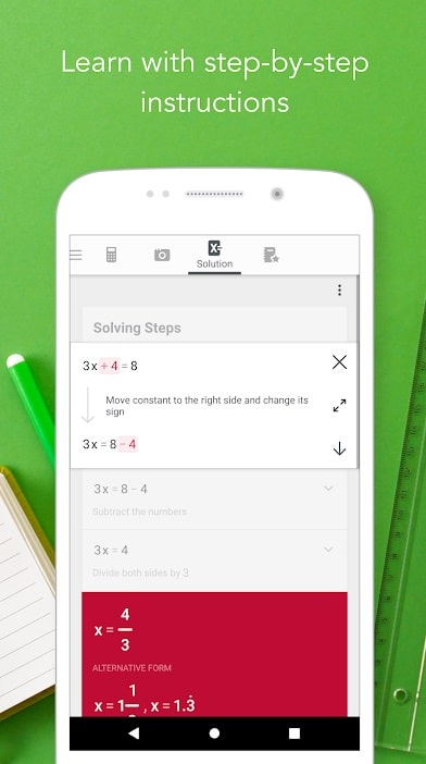 Apps for students Photomath app