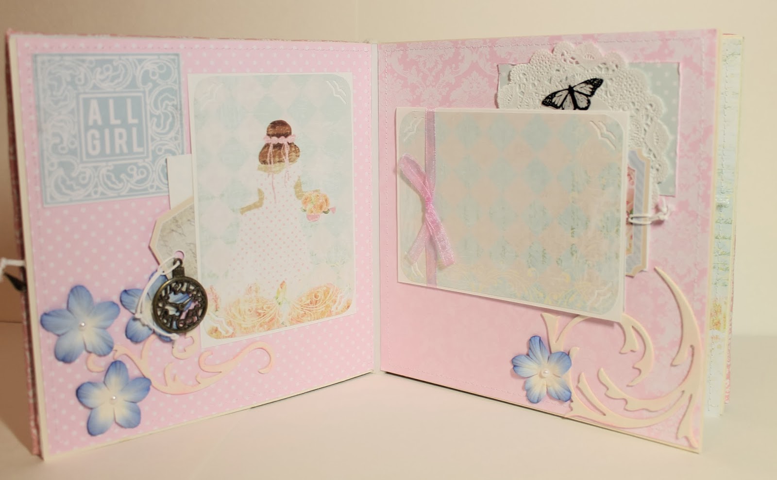Нежный альбом для малышки (скрап альбом)