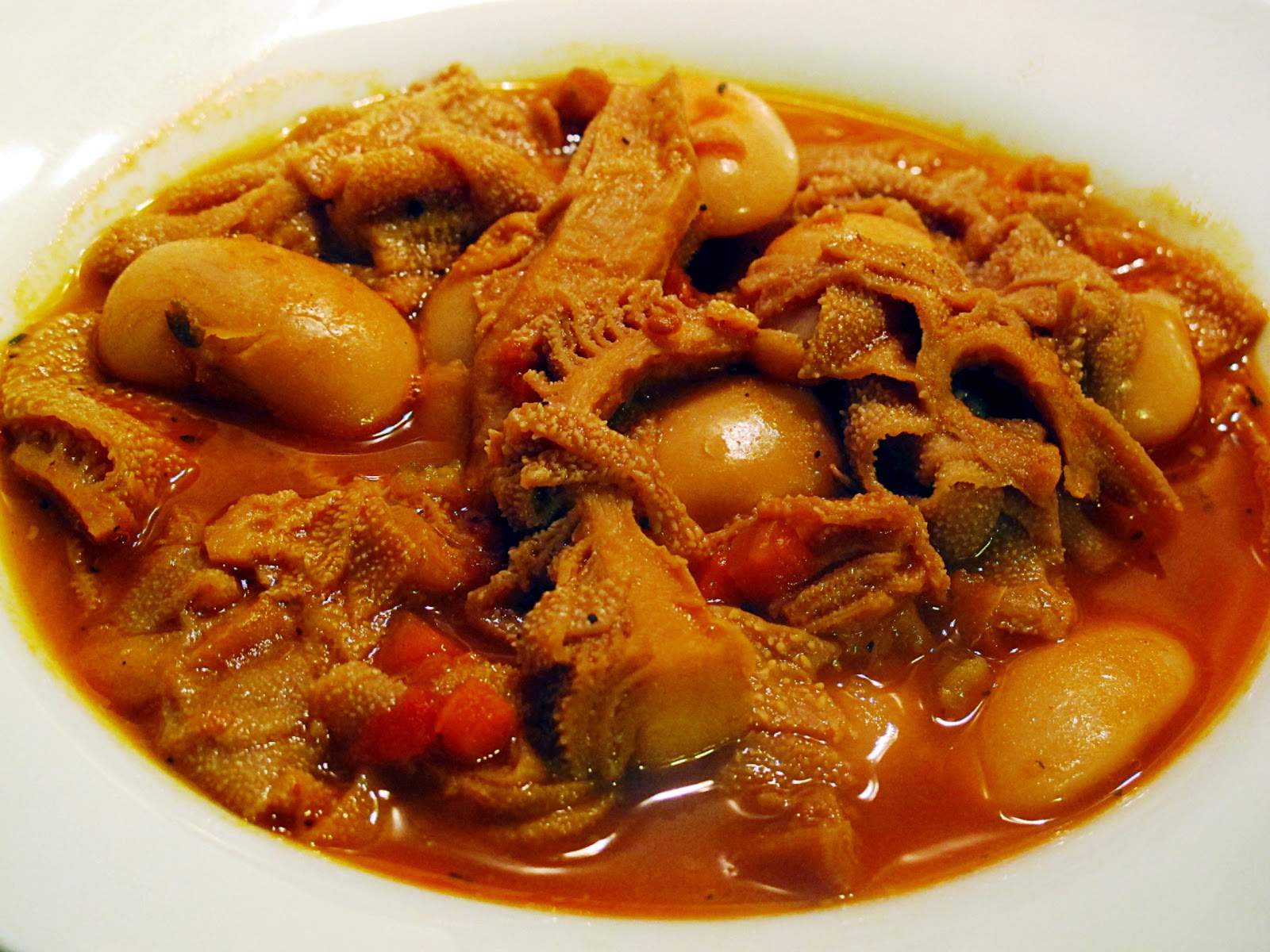 Tentazioni di gusto: Trippa con i bianchi di Spagna