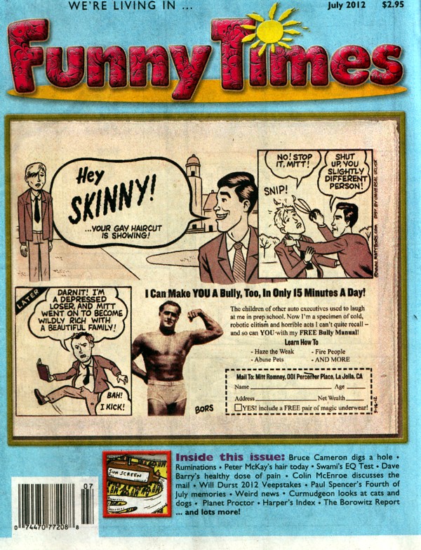 Mike Lynch Cartoons: Mike Lynch Cartoon in July 2012 FUNNY TIMES