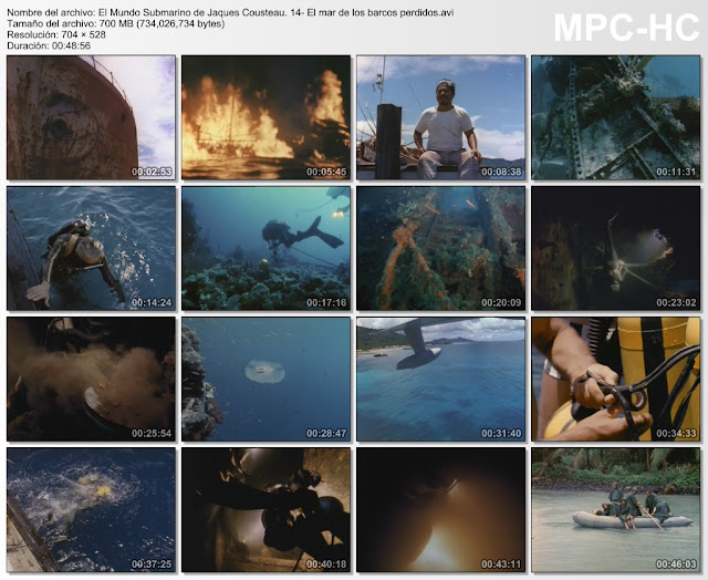 |36DVDRip|24GB|El Mundo Submarino de Jaques Costeau|MEGA|