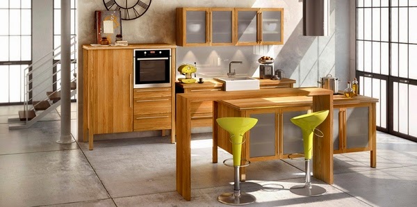 Solid wood kitchens